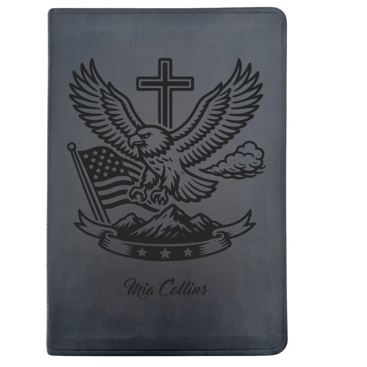 ESV Black Standard Size Thinline Holy Bible Large Print | For The Cross Collection 1 - Shepherds Shelf