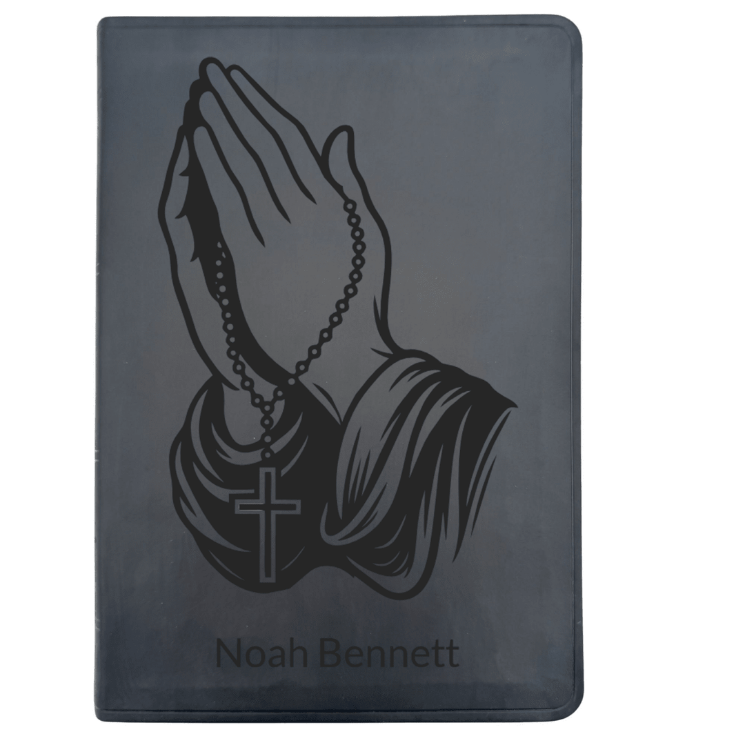 ESV Black Standard Size Thinline Holy Bible Large Print | For The Cross Collection 2 - Shepherds Shelf
