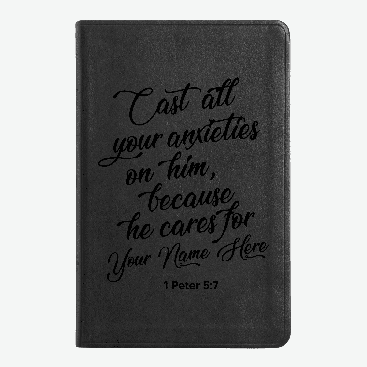 ESV Black Standard Size Thinline Holy Bible Large Print | Live - in - scripture Collection 1 - Shepherds Shelf