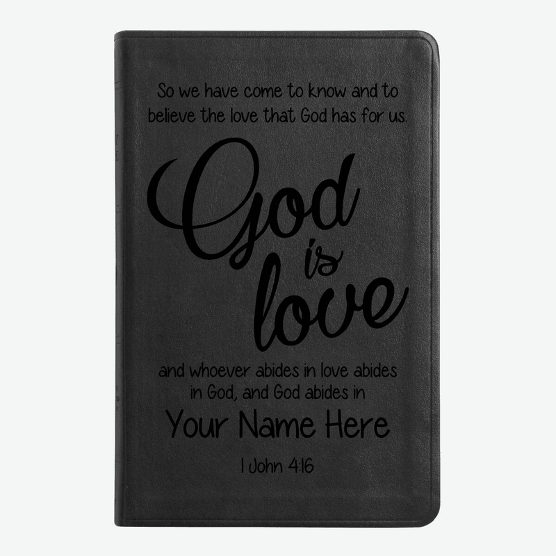 ESV Black Standard Size Thinline Holy Bible Large Print | Live-in-scripture Collection 1