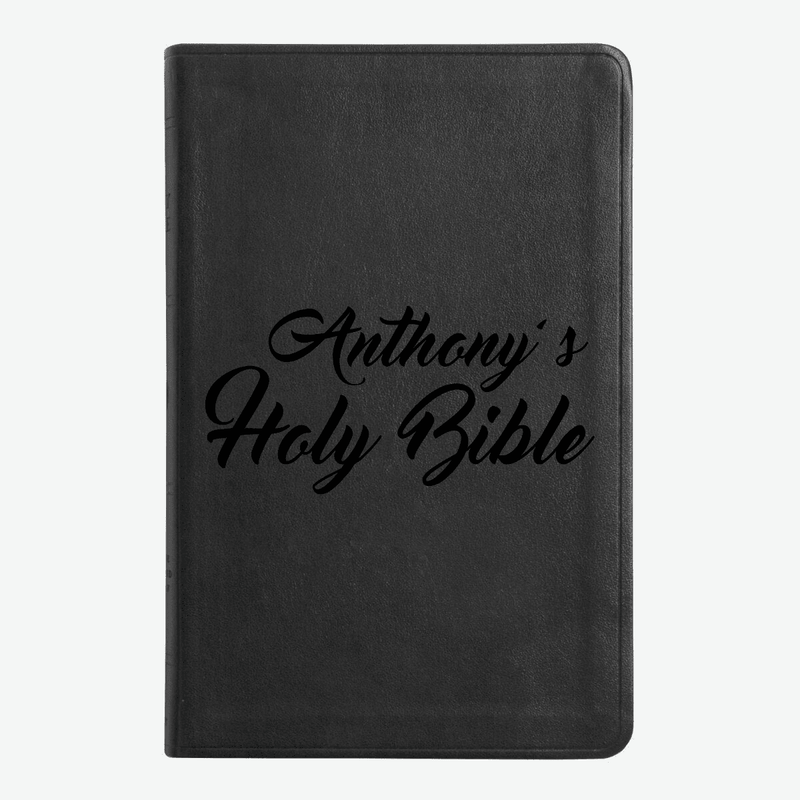 ESV Black Standard Size Thinline Holy Bible Large Print | Live-in-scripture Collection 2