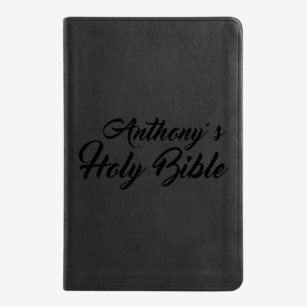 ESV Black Standard Size Thinline Holy Bible Large Print | Live - in - scripture Collection 2 - Shepherds Shelf