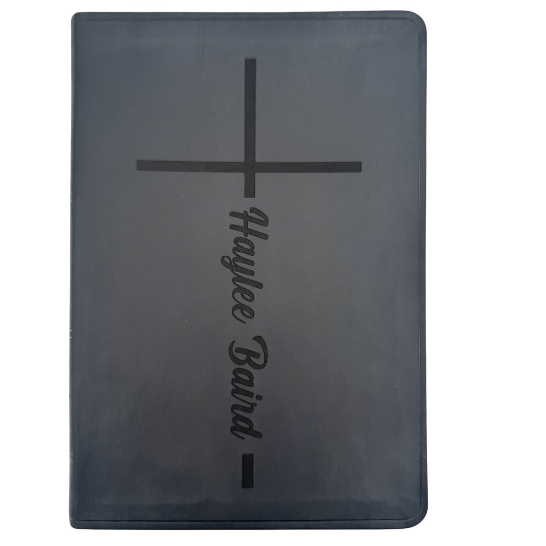 ESV Black Standard Size Thinline Holy Bible Large Print | Living Scripture for Joshua 24:15
