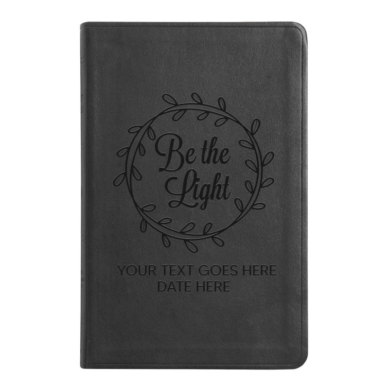 ESV Black Standard Size Thinline Holy Bible Large Print | Scripture Art Collection