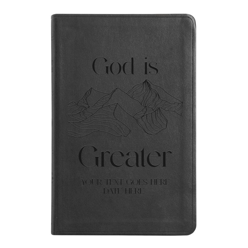 ESV Black Standard Size Thinline Holy Bible Large Print | Scripture Art Collection