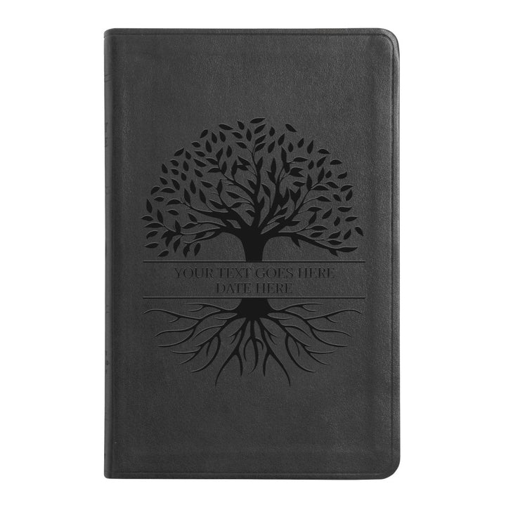 ESV Black Standard Size Thinline Holy Bible Large Print | Scripture Art Collection - Shepherds Shelf