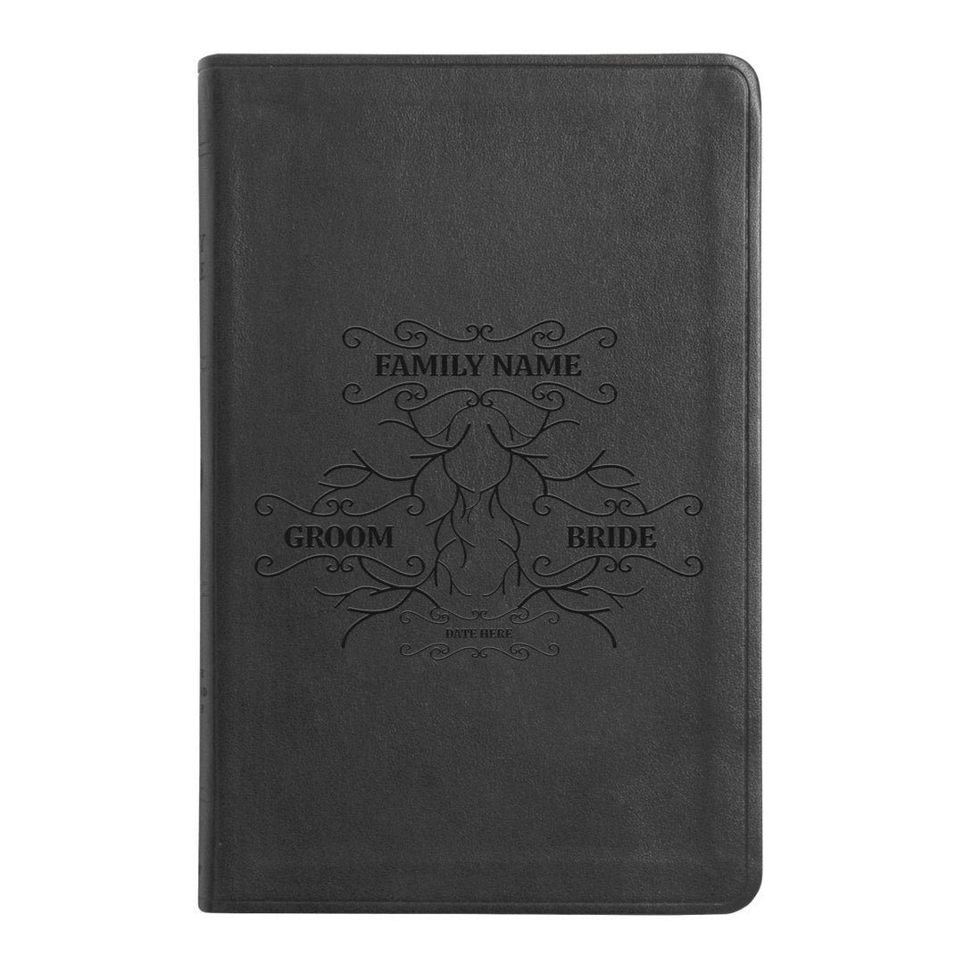 ESV Black Standard Size Thinline Holy Bible Large Print | Wedding Collection - Shepherds Shelf