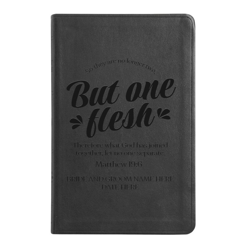 ESV Black Standard Size Thinline Holy Bible Large Print | Wedding Collection
