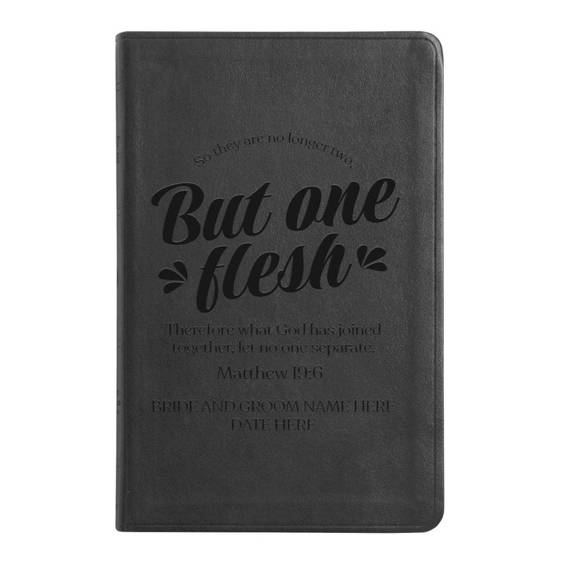ESV Black Standard Size Thinline Holy Bible Large Print | Wedding Collection
