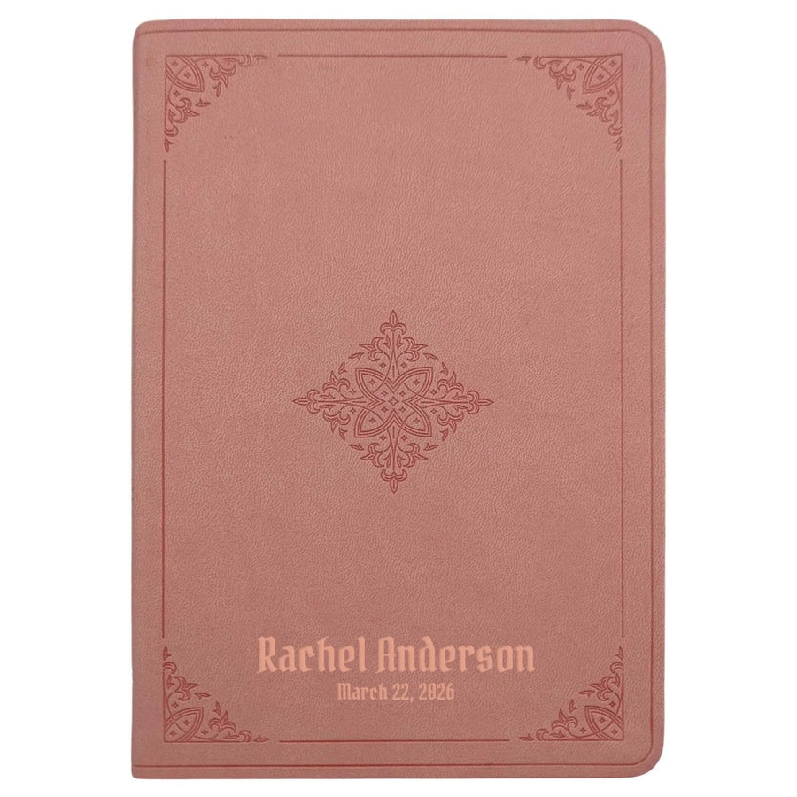 ESV Blush Pink Standard Size Holy Bible Large Print - Shepherds Shelf