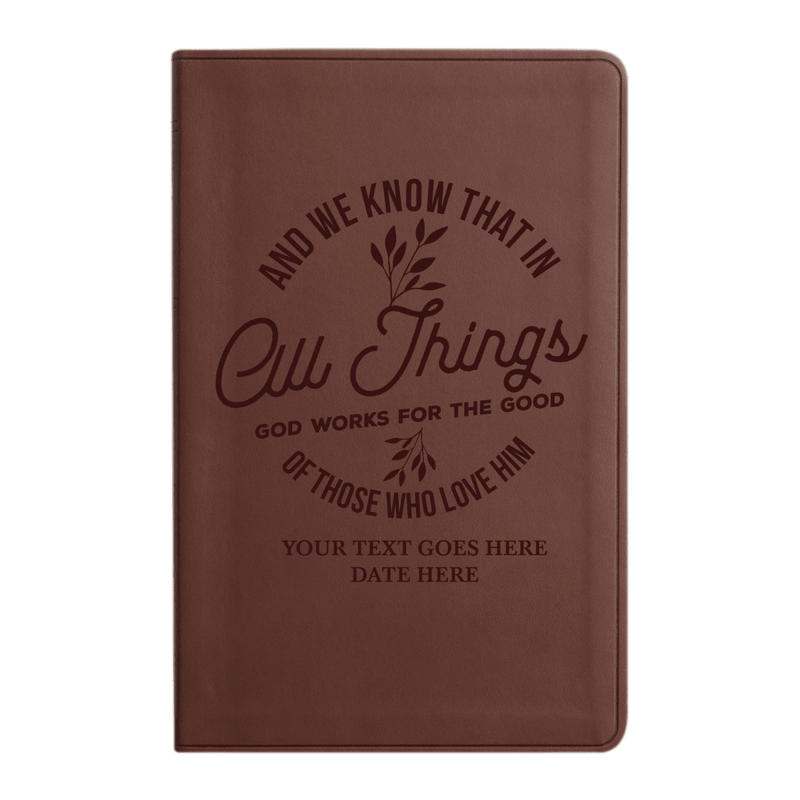 ESV Brown Standard Size Holy Bible Large Print | Bible Verse Collection 1