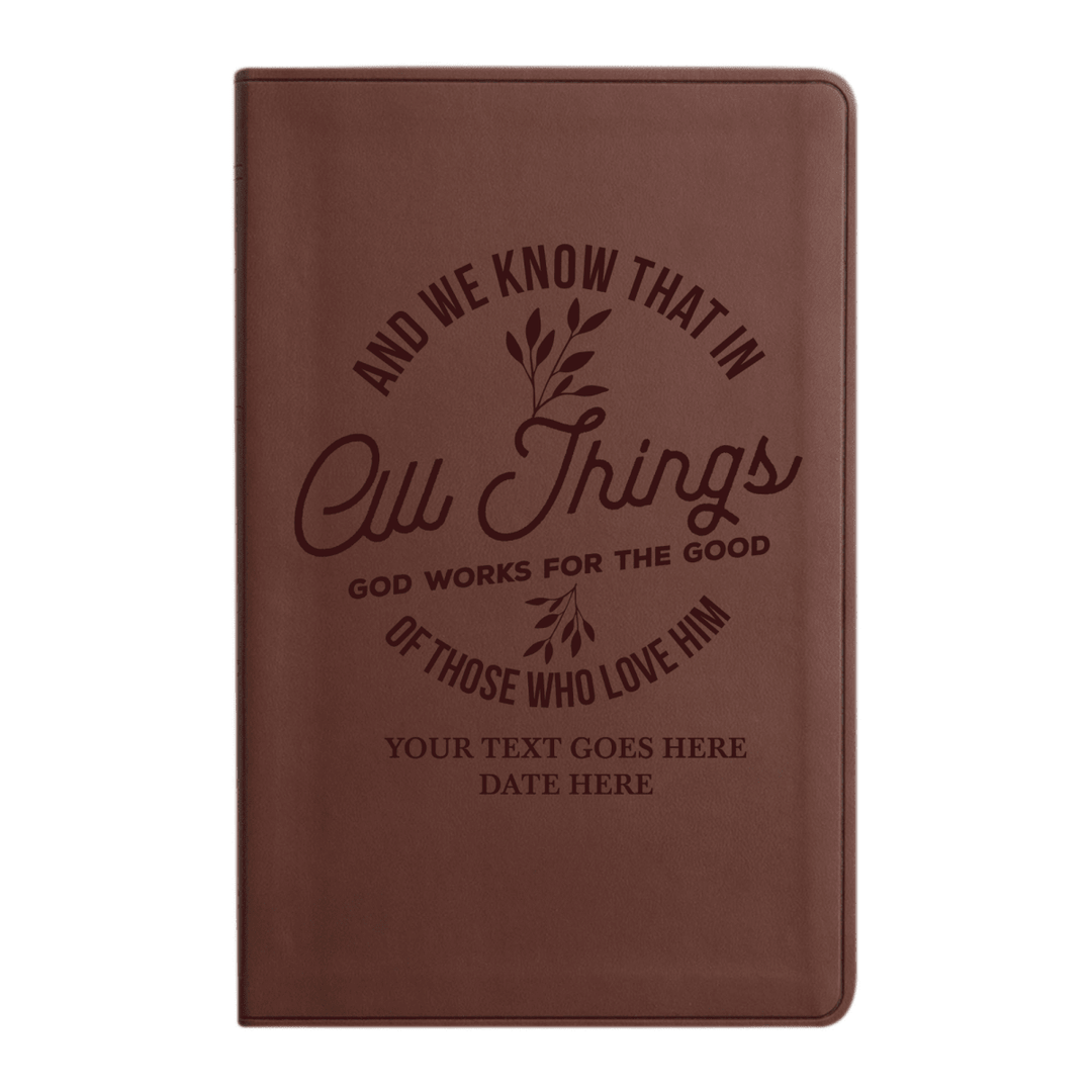 ESV Brown Standard Size Holy Bible Large Print | Bible Verse Collection 1 - Shepherds Shelf
