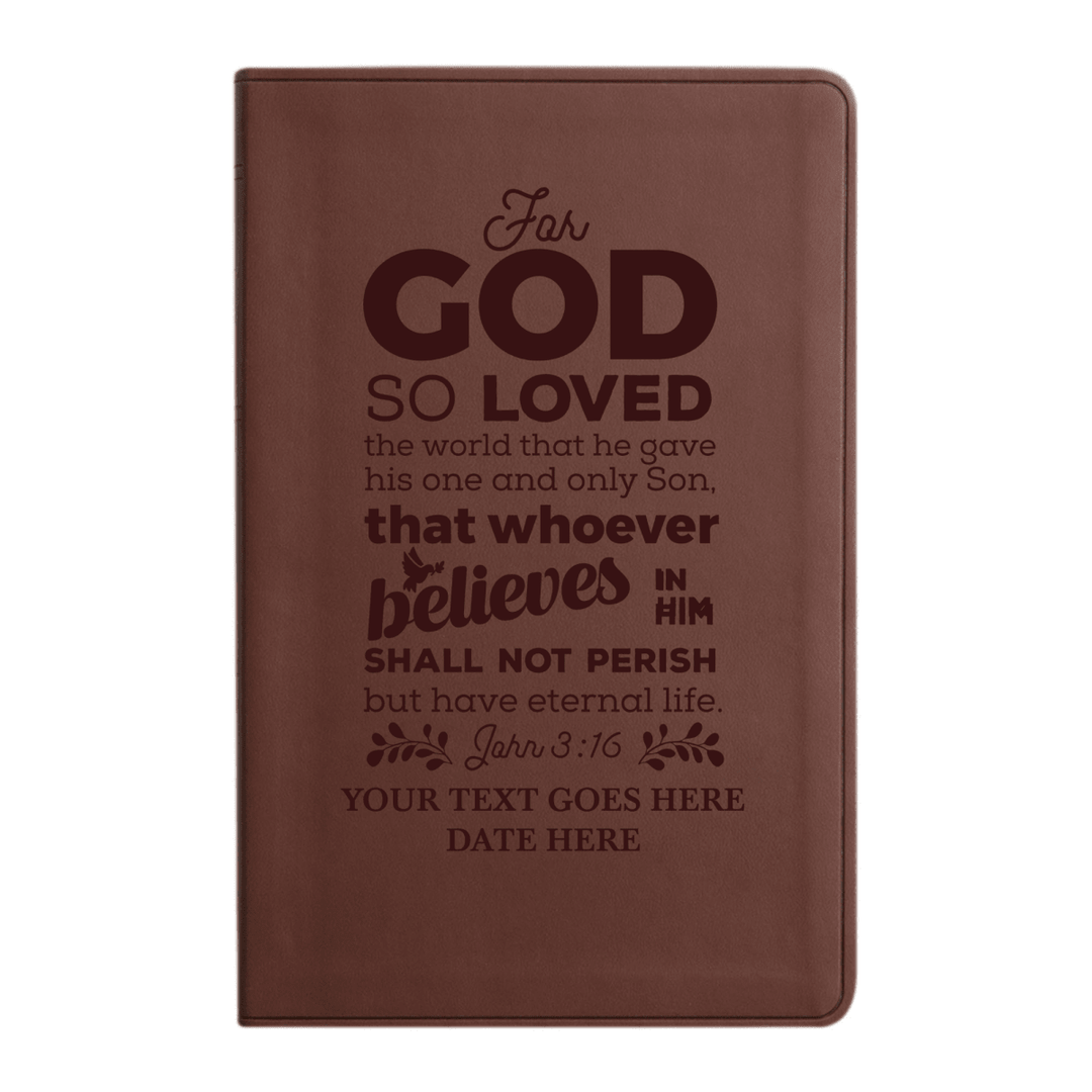 ESV Brown Standard Size Holy Bible Large Print | Bible Verse Collection 1 - Shepherds Shelf