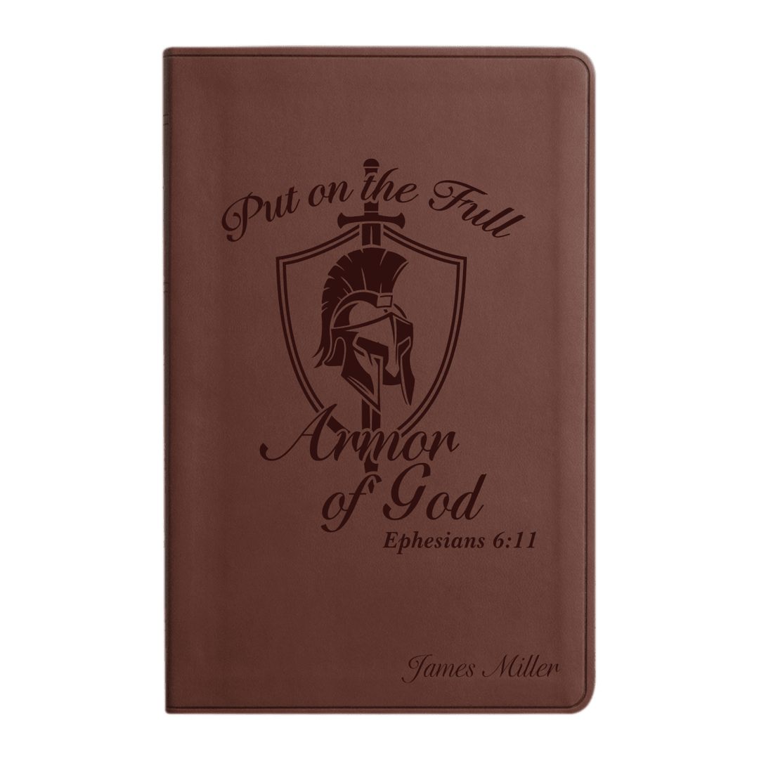 ESV Brown Standard Size Holy Bible Large Print | Bible Verse Collection 1 - Shepherds Shelf