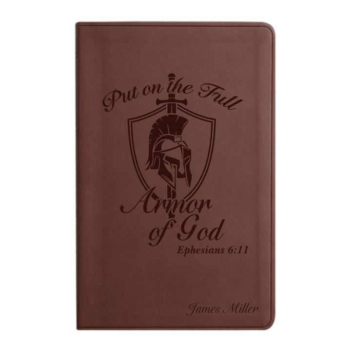 ESV Brown Standard Size Holy Bible Large Print | Bible Verse Collection 1 - Shepherds Shelf
