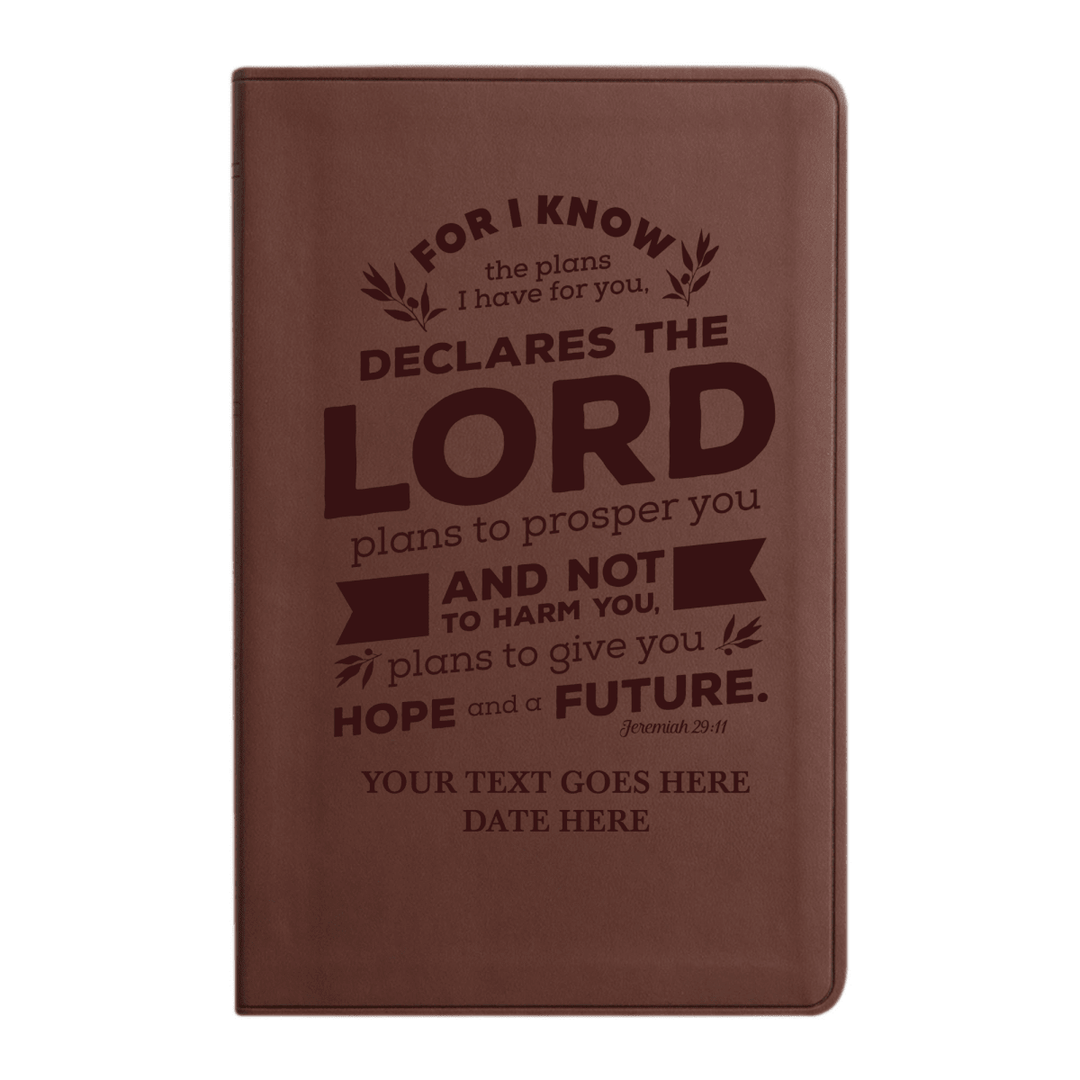 ESV Brown Standard Size Holy Bible Large Print | Bible Verse Collection 1 - Shepherds Shelf