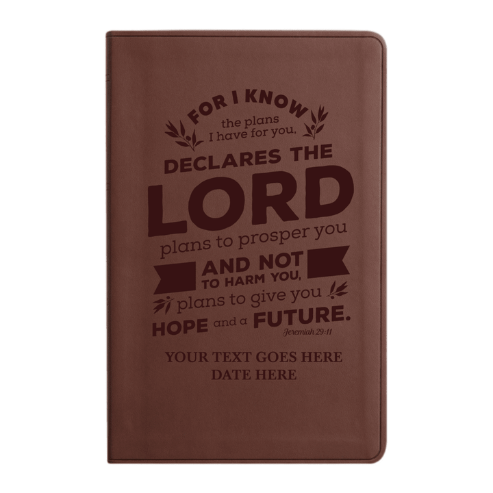 ESV Brown Standard Size Holy Bible Large Print | Bible Verse Collection 1 - Shepherds Shelf