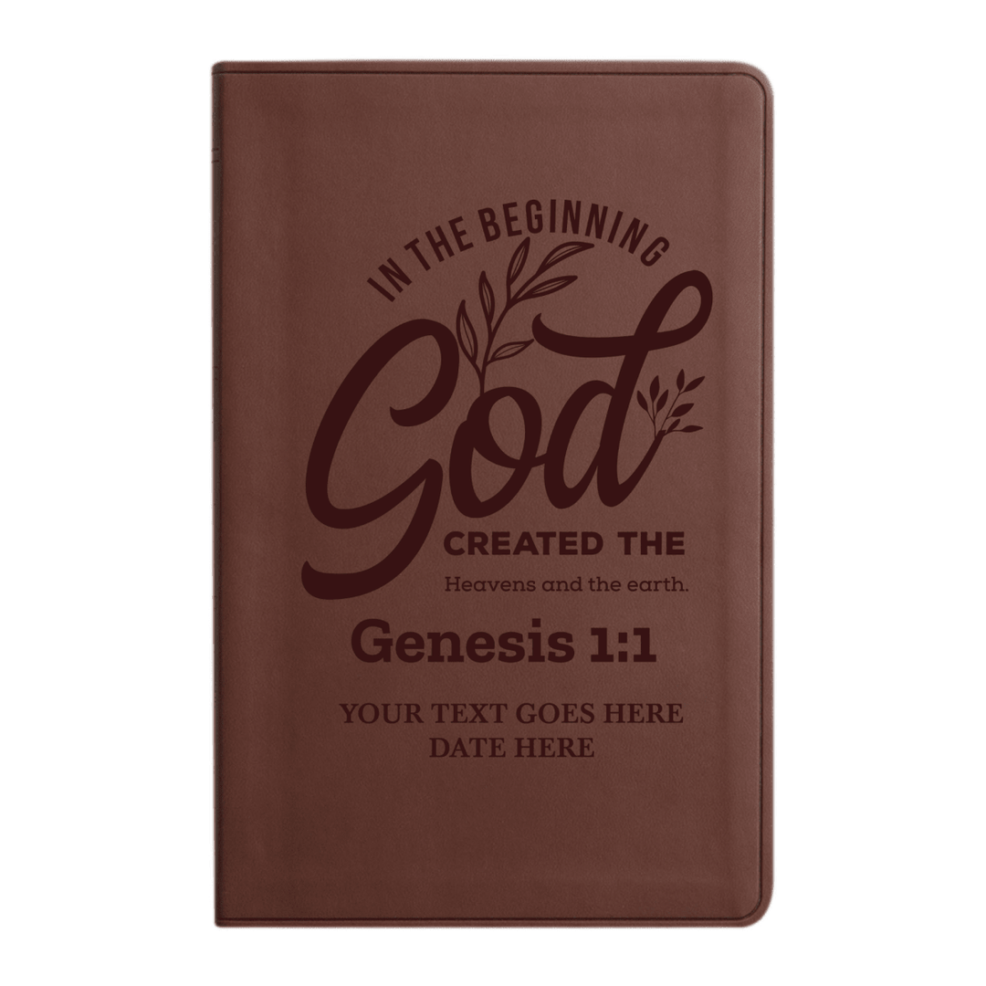 ESV Brown Standard Size Holy Bible Large Print | Bible Verse Collection 2 - Shepherds Shelf