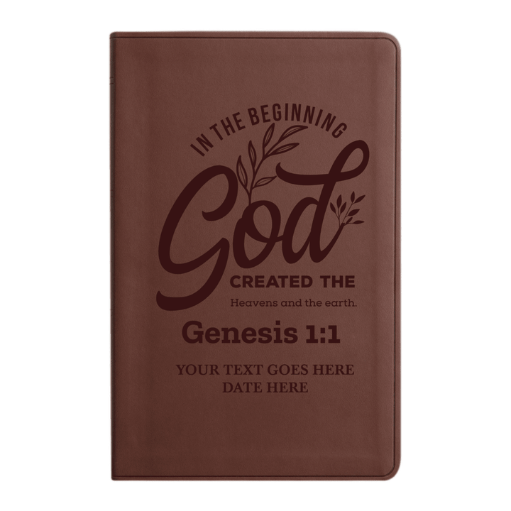ESV Brown Standard Size Holy Bible Large Print | Bible Verse Collection 2 - Shepherds Shelf
