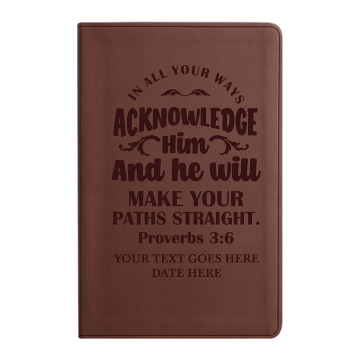 ESV Brown Standard Size Holy Bible Large Print | Bible Verse Collection 2 - Shepherds Shelf