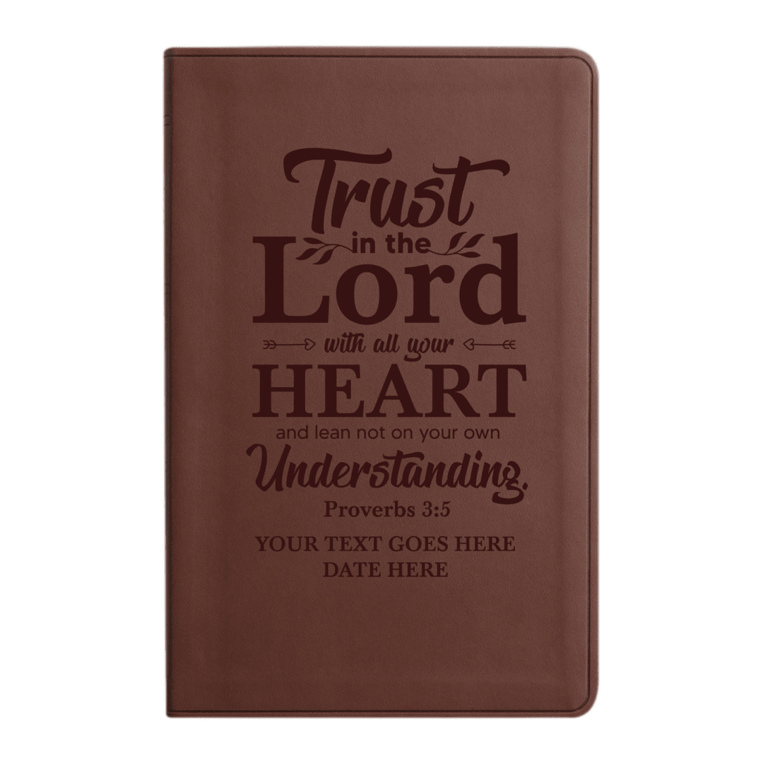 ESV Brown Standard Size Holy Bible Large Print | Bible Verse Collection 2 - Shepherds Shelf