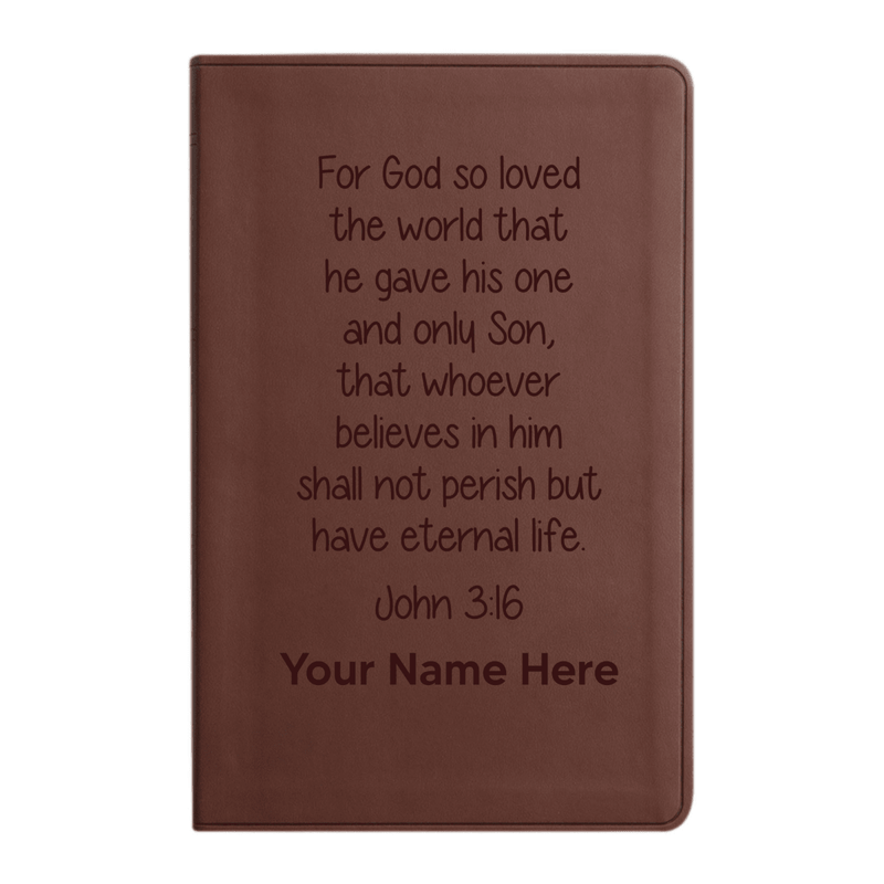 ESV Brown Standard Size Holy Bible Large Print | Bible Verse Collection 3
