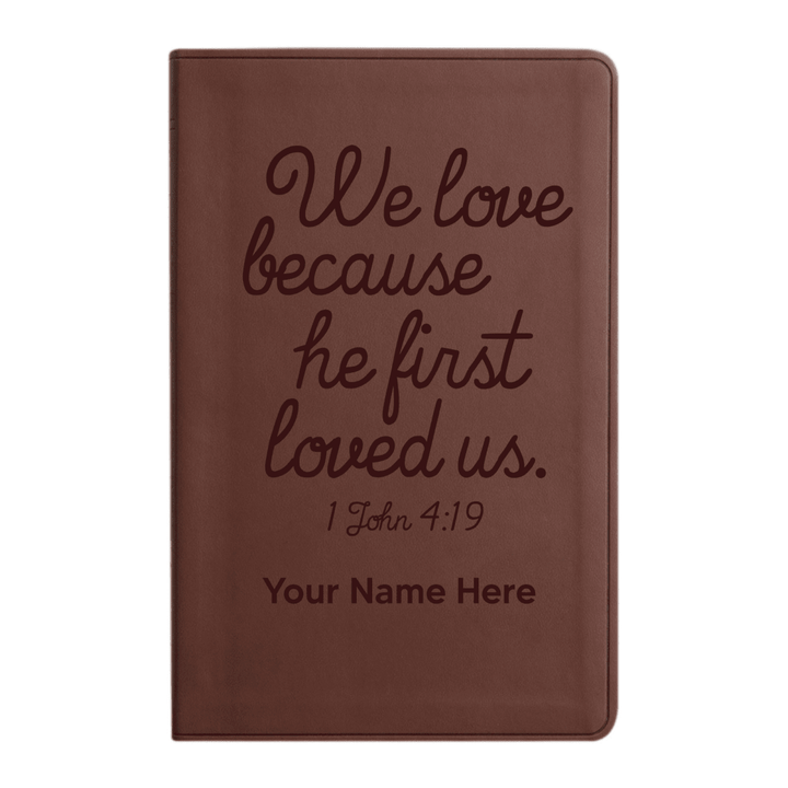 ESV Brown Standard Size Holy Bible Large Print | Bible Verse Collection 3 - Shepherds Shelf