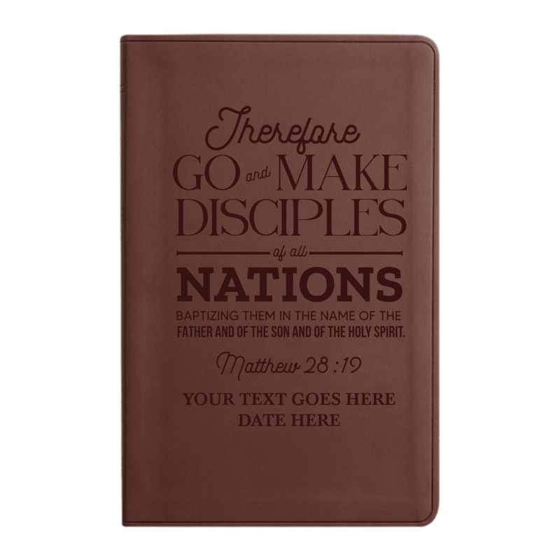 ESV Brown Standard Size Holy Bible Large Print | Bible Verse Collection 3