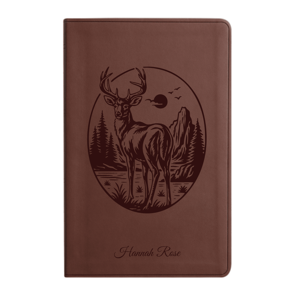 ESV Brown Standard Size Holy Bible Large Print | Buck