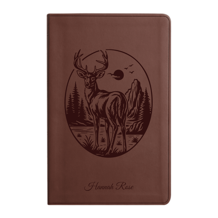 ESV Brown Standard Size Holy Bible Large Print | Buck - Shepherds Shelf