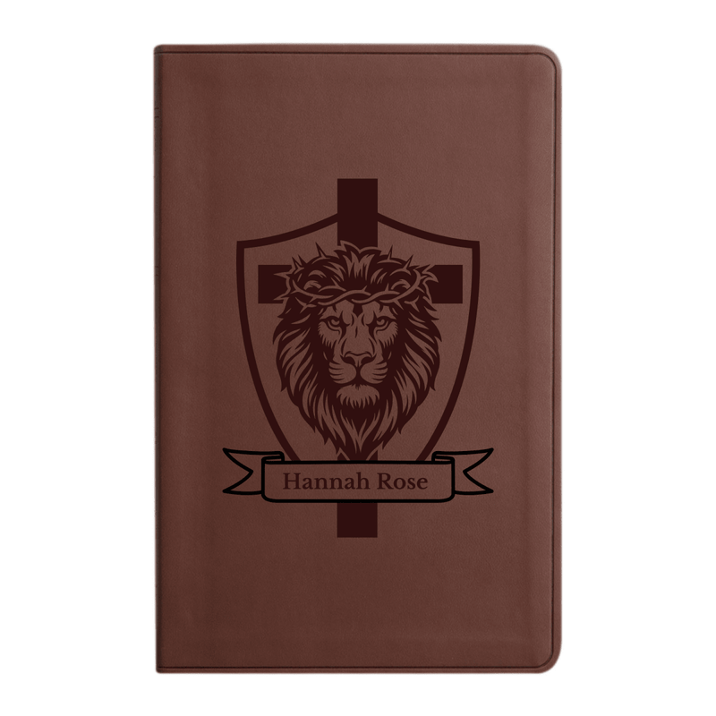 ESV Brown Standard Size Holy Bible Large Print | Cross Collection