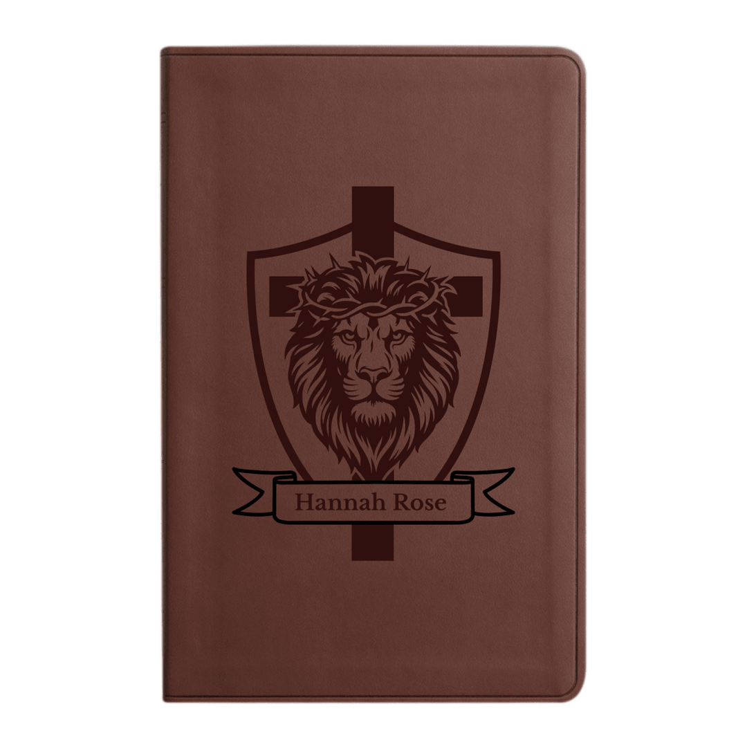 ESV Brown Standard Size Holy Bible Large Print | Cross Collection - Shepherds Shelf