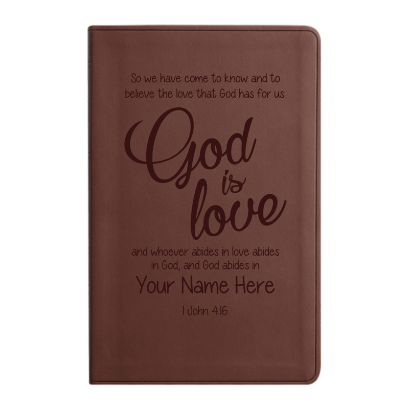 ESV Brown Standard Size Holy Bible Large Print | Live-in-scripture Collection 1