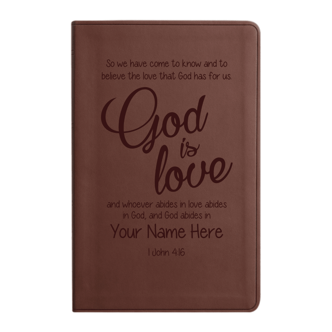 ESV Brown Standard Size Holy Bible Large Print | Live - in - scripture Collection 1 - Shepherds Shelf