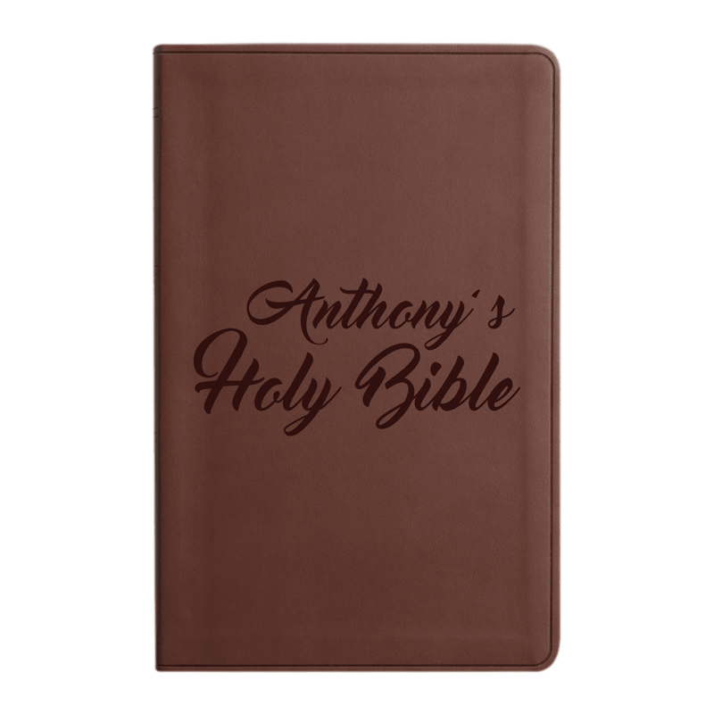 ESV Brown Standard Size Holy Bible Large Print | Live-in-scripture Collection 2