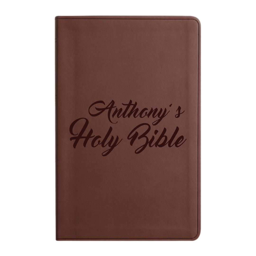 ESV Brown Standard Size Holy Bible Large Print | Live - in - scripture Collection 2 - Shepherds Shelf