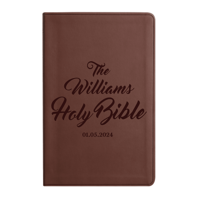 ESV Brown Standard Size Holy Bible Large Print | Live-in-scripture Collection 2