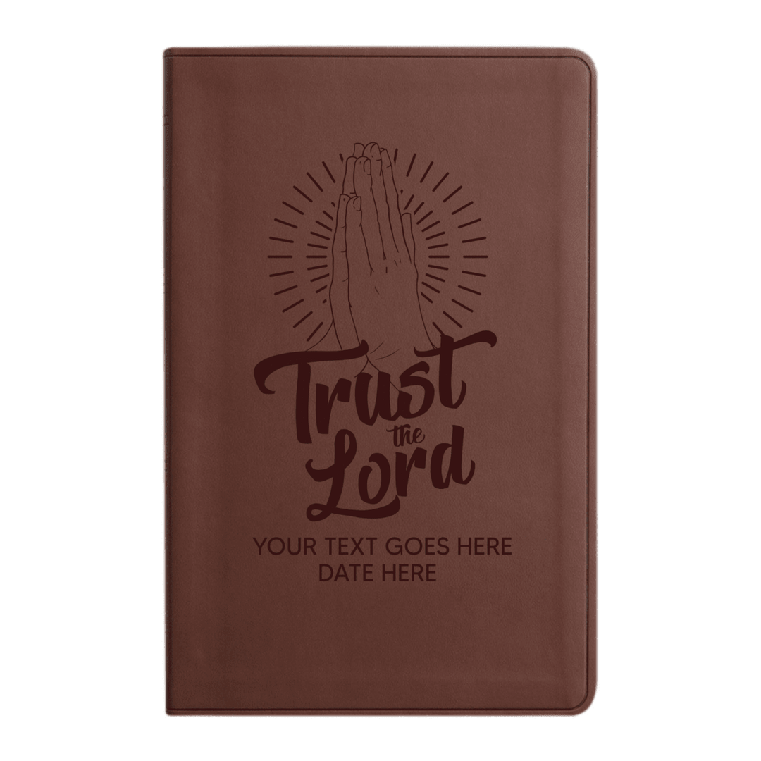 ESV Brown Standard Size Holy Bible Large Print | Scripture Art Collection 1 - Shepherds Shelf