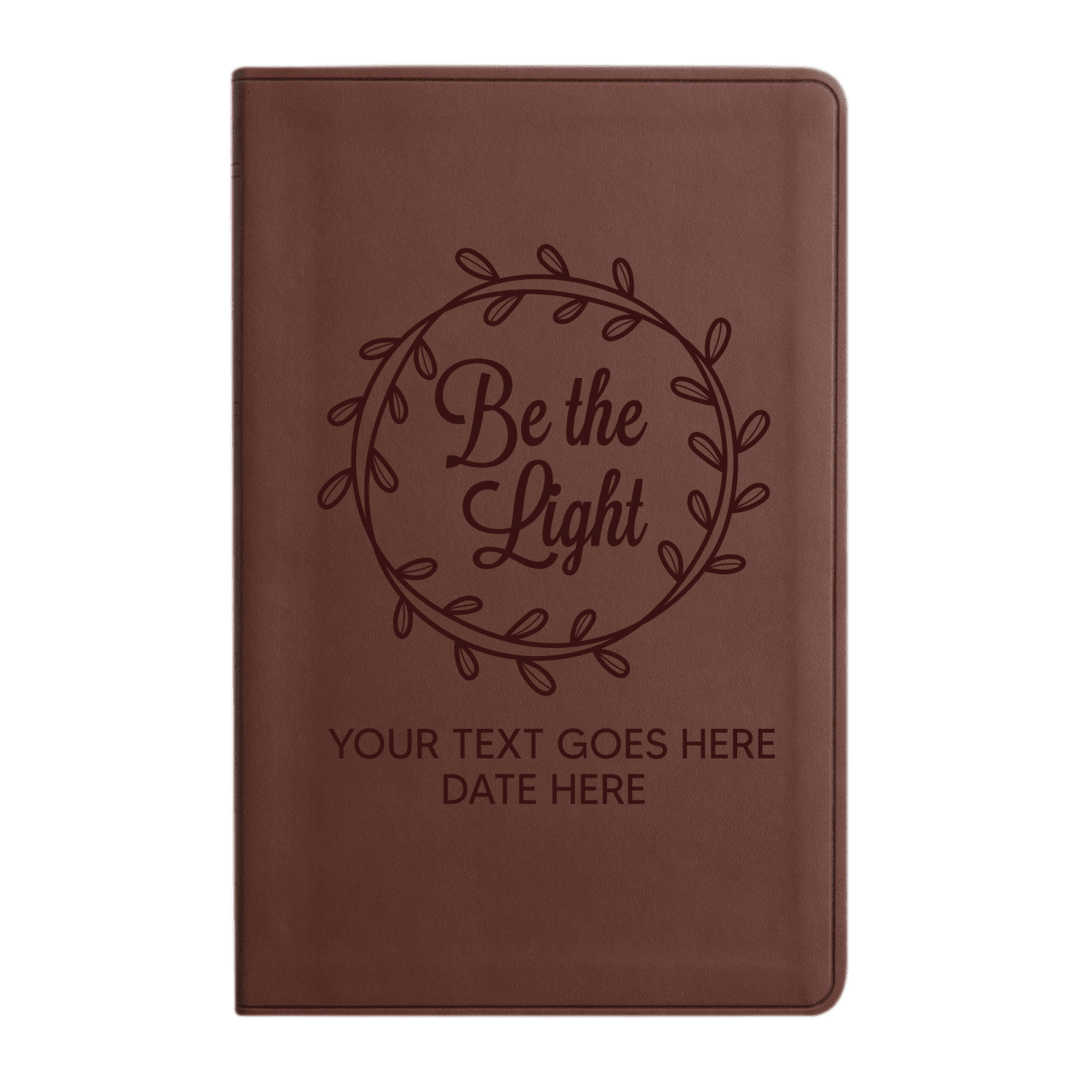 ESV Brown Standard Size Holy Bible Large Print | Scripture Art Collection 1 - Shepherds Shelf