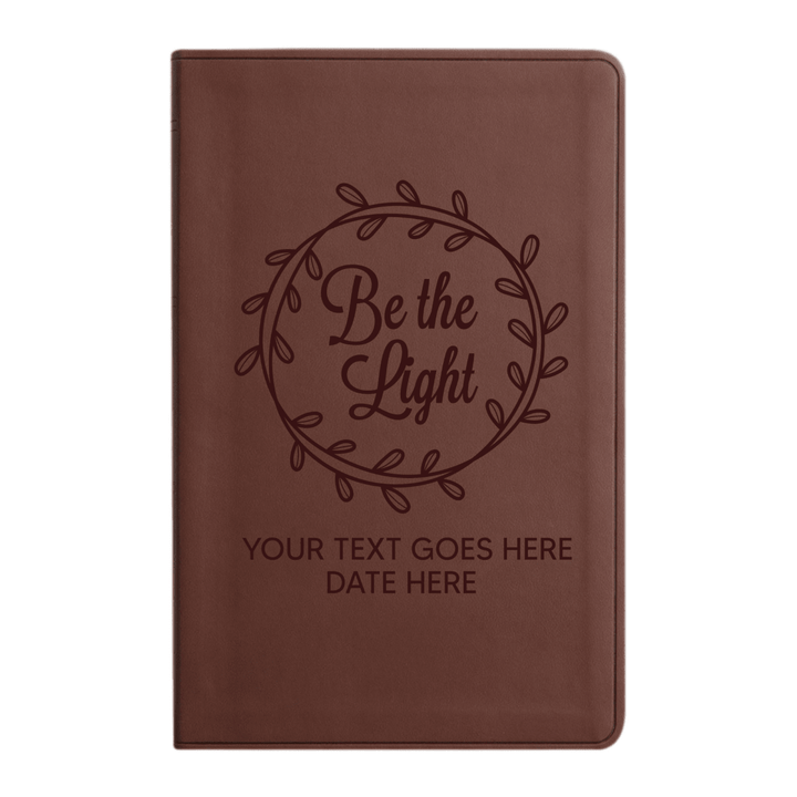 ESV Brown Standard Size Holy Bible Large Print | Scripture Art Collection 1 - Shepherds Shelf