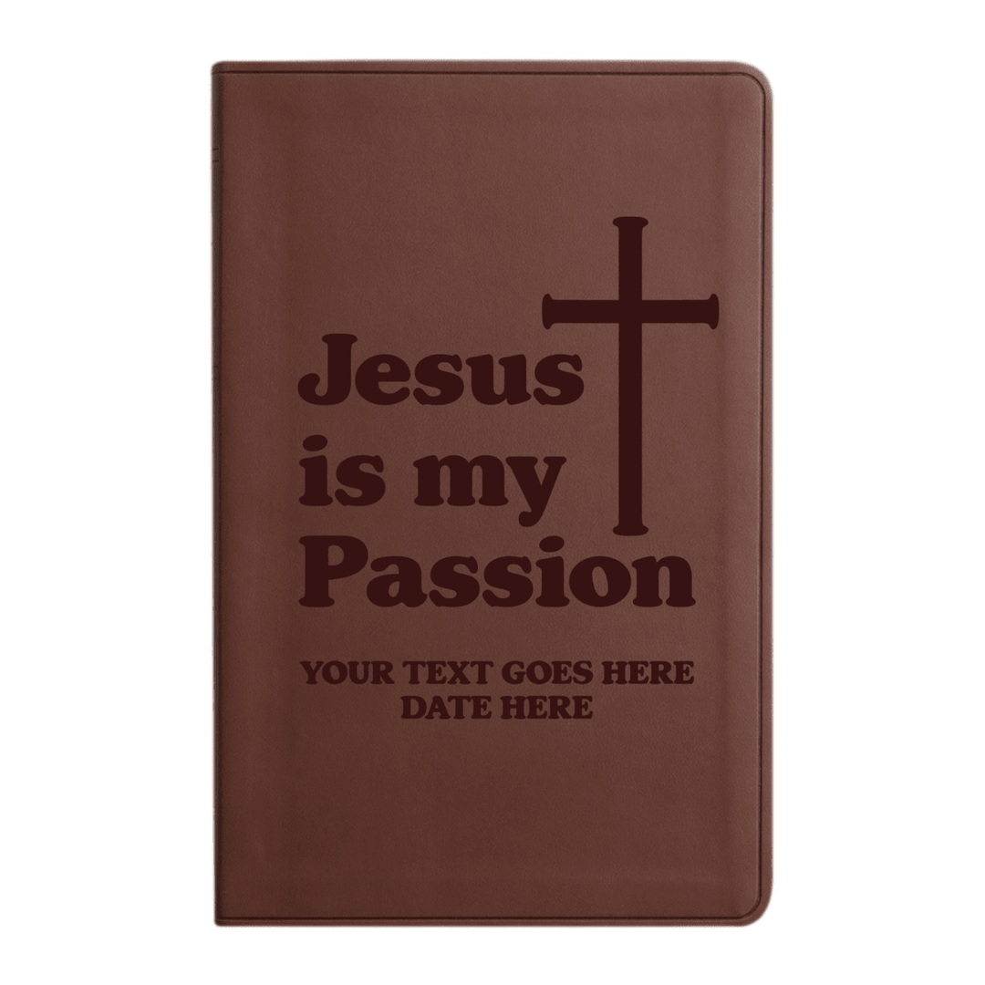 ESV Brown Standard Size Holy Bible Large Print | Scripture Art Collection 2 - Shepherds Shelf