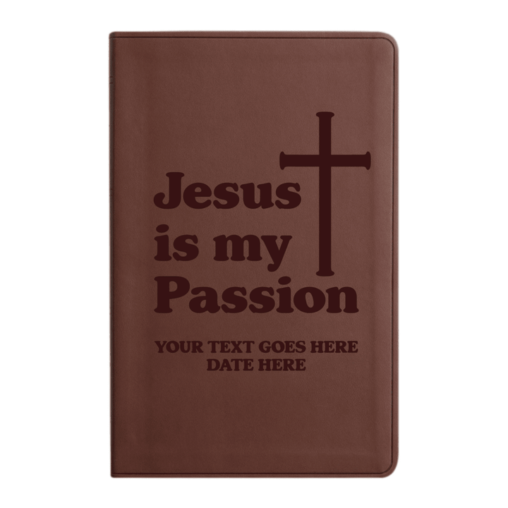 ESV Brown Standard Size Holy Bible Large Print | Scripture Art Collection 2 - Shepherds Shelf
