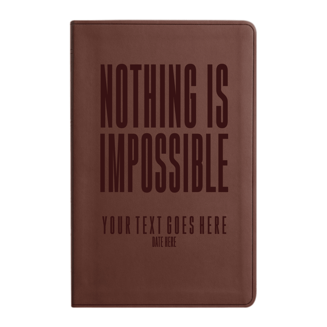 ESV Brown Standard Size Holy Bible Large Print | Scripture Art Collection 2 - Shepherds Shelf