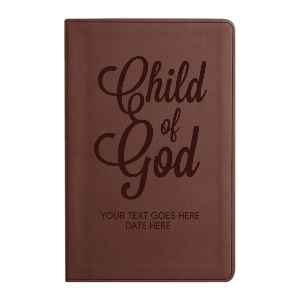 ESV Brown Standard Size Holy Bible Large Print | Scripture Art Collection 2