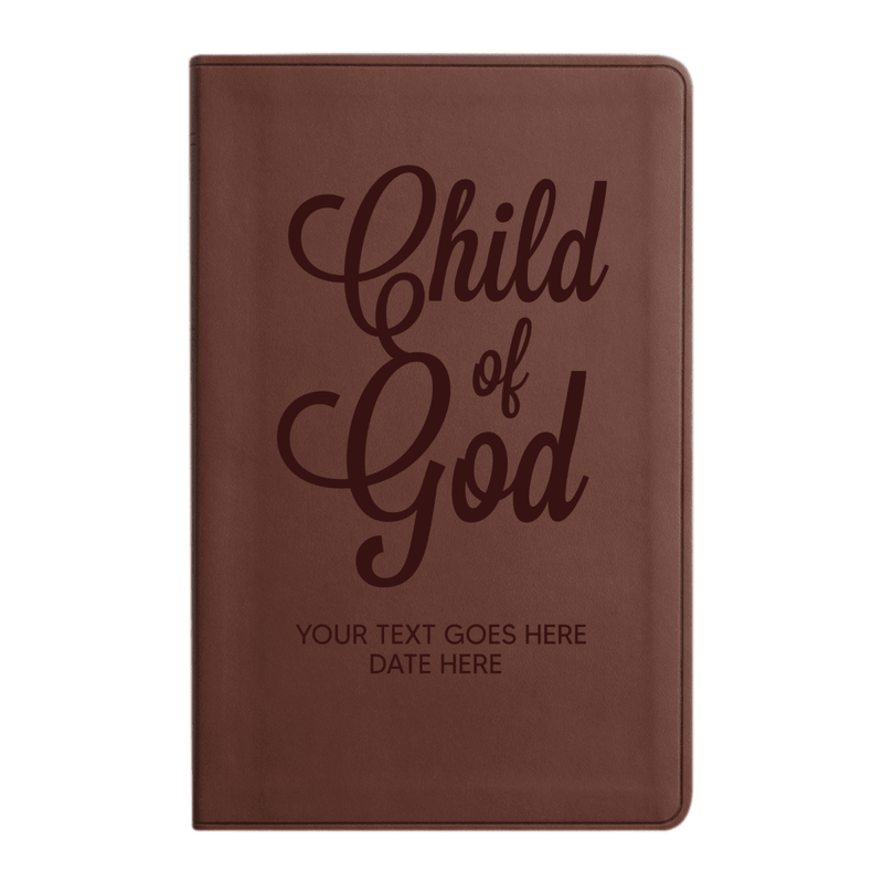 ESV Brown Standard Size Holy Bible Large Print | Scripture Art Collection 2