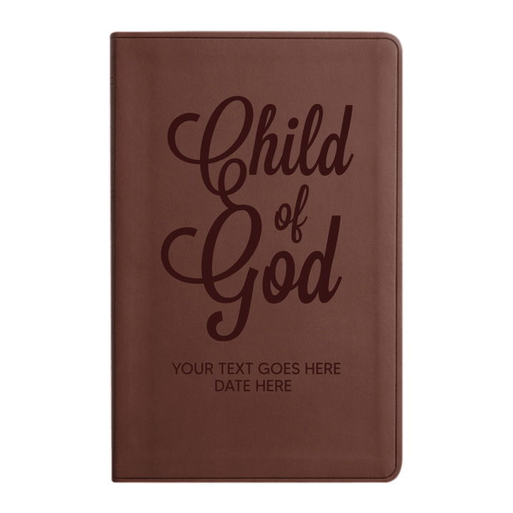 ESV Brown Standard Size Holy Bible Large Print | Scripture Art Collection 2 - Shepherds Shelf