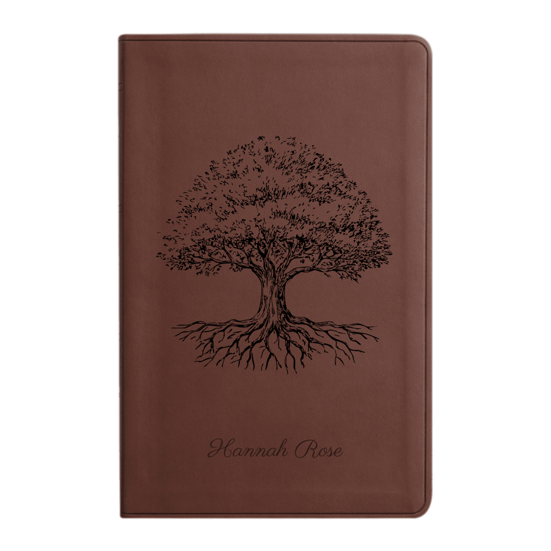 ESV Brown Standard Size Holy Bible Large Print | Tree of Life - Shepherds Shelf