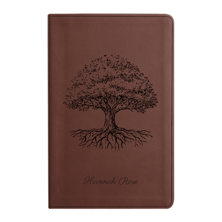 ESV Brown Standard Size Holy Bible Large Print | Tree of Life - Shepherds Shelf