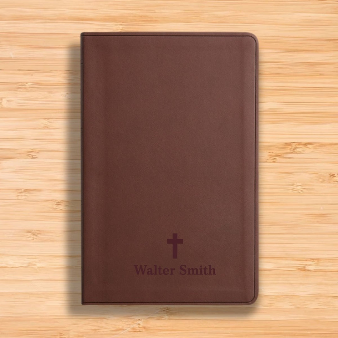 ESV Brown Standard Size Holy Bible Large Print | USA - Shepherds Shelf