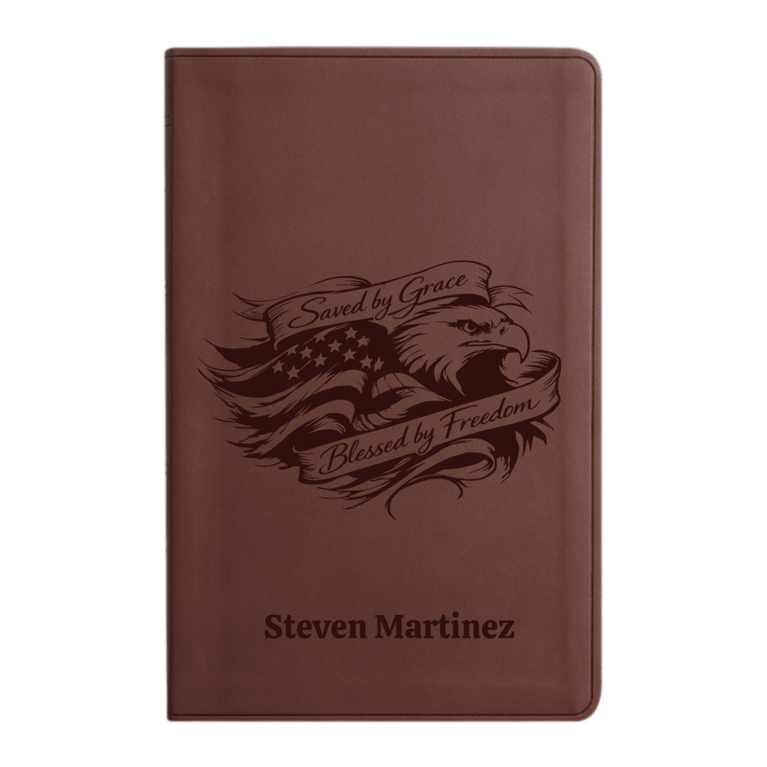 ESV Brown Standard Size Holy Bible Large Print | USA - Shepherds Shelf